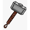 icon depiction of Mjölnir (Thor's hammer)