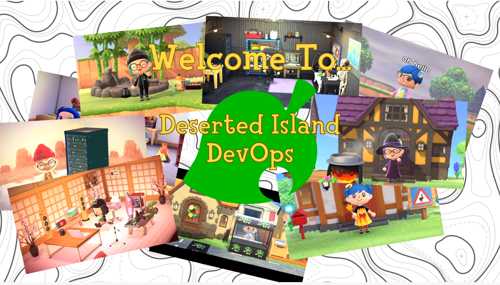 Screenshot: Welcome to Deserted Island DevOps