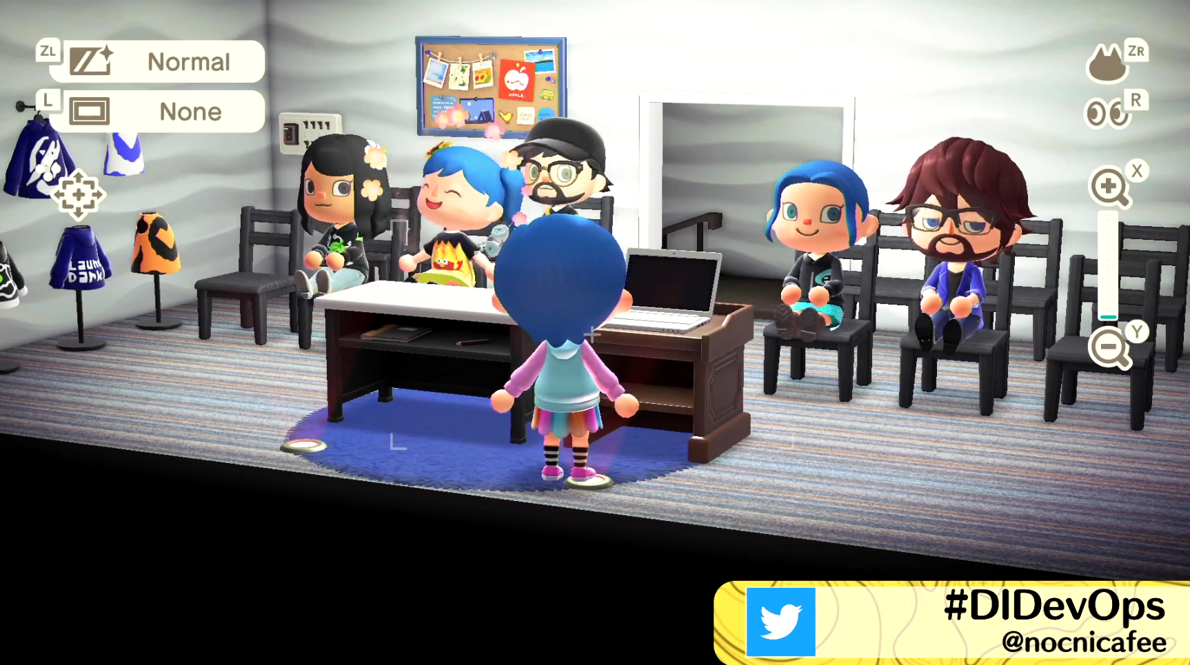 Speaker avatars in the virtual conference center