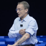 Gelsinger with a temporary VMware tattoo