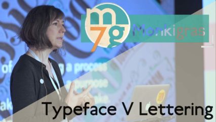 Typeface V Lettering | Catherine Dixon | Monki Gras 2018
