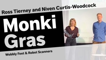 Niven Curtis-Woodcock and Ross Tierney – Wobbly Feet & Robot Scanners