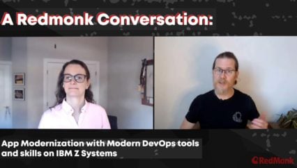 A RedMonk Conversation: App Modernization with Modern DevOps tools and skills on IBM Z Systems with Rosalind Radcliffe