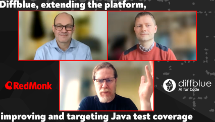 A RedMonk Conversation: Diffblue, extending the platform, improving Java test coverage with AI