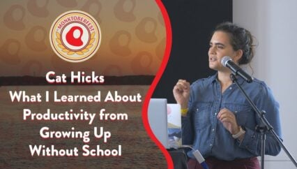What I Learned About Productivity from Growing Up Without School | Cat Hicks | Monktoberfest 2023