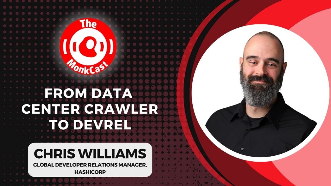 From Data Center Crawler to DevRel with Chris Williams - Cover Art