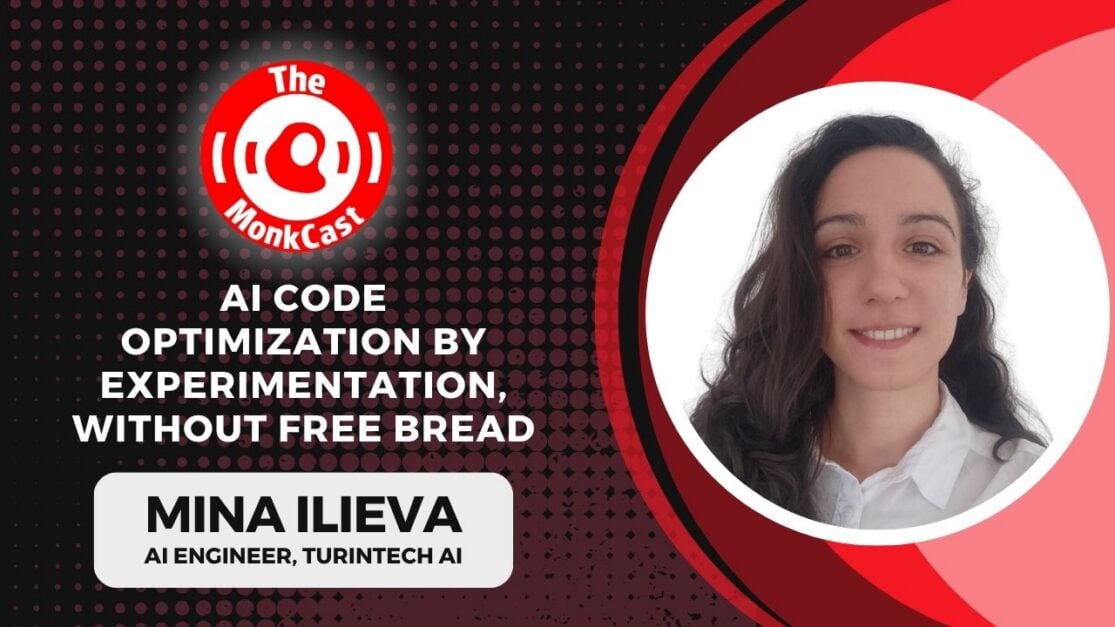 AI Code Optimization by Experimentation, Without Free Bread, with Mina Ilieva - Cover Art